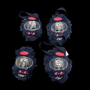 Vintage Kids Navy Blue BRATZ Protective SKATE Gear Set